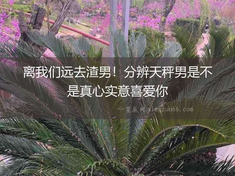 離我們遠去渣男！分辨天秤男是不是真心實意喜愛你