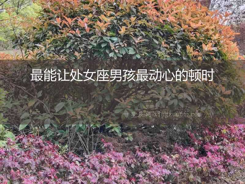 最能讓處女座男孩最動(dòng)心的頓時(shí)