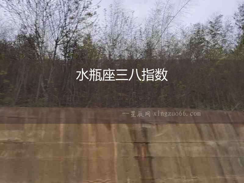 水瓶座三八指數(shù)