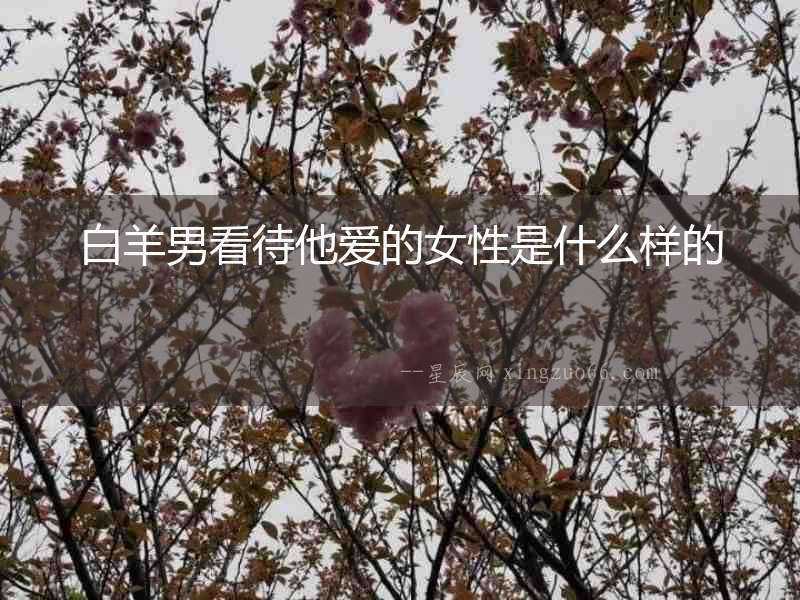白羊男看待他愛的女性是什么樣的