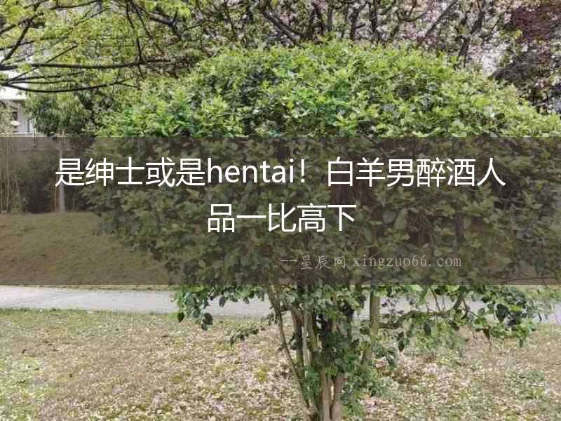 是紳士或是hentai！白羊男醉酒人品一比高下
