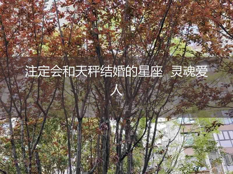 注定會(huì)和天秤結(jié)婚的星座  靈魂愛人