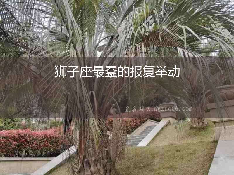 獅子座最蠢的報復(fù)舉動
