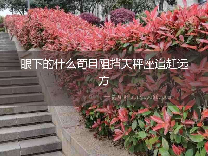 眼下的什么茍且阻擋天秤座追趕遠(yuǎn)方