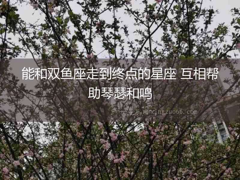 能和雙魚座走到終點的星座 互相幫助琴瑟和鳴