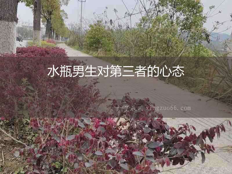 水瓶男生對第三者的心態