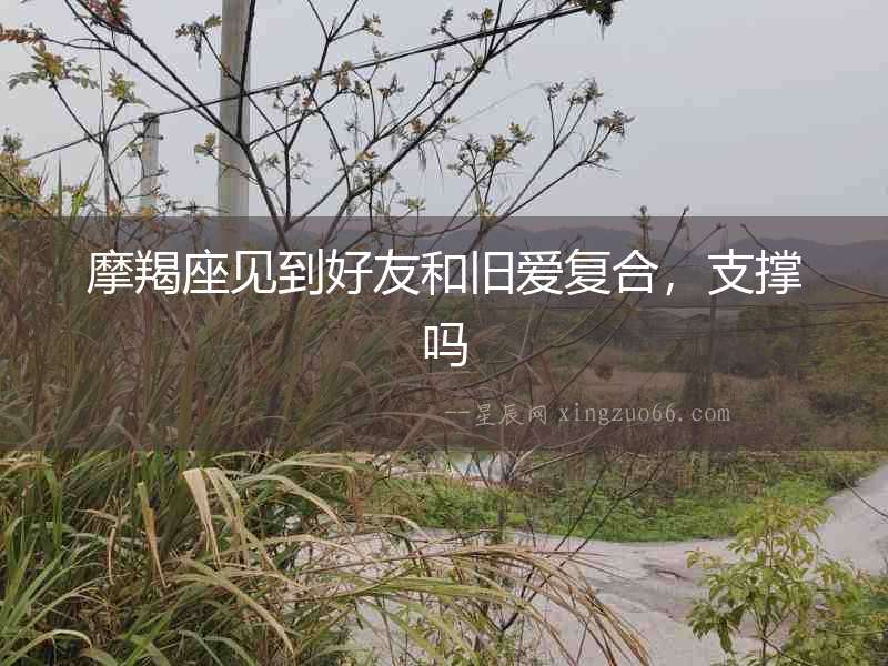 摩羯座見到好友和舊愛復合，支撐嗎