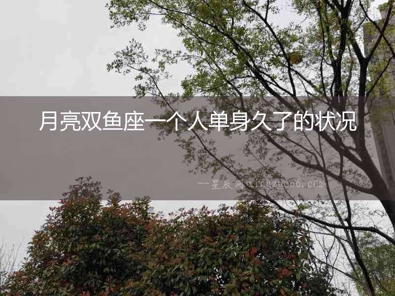月亮雙魚(yú)座一個(gè)人單身久了的狀況