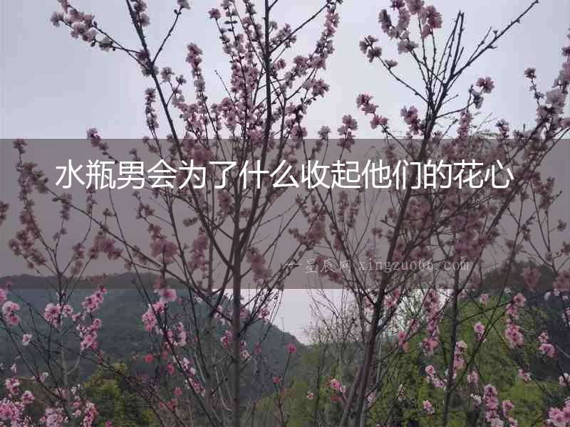 水瓶男會為了什么收起他們的花心