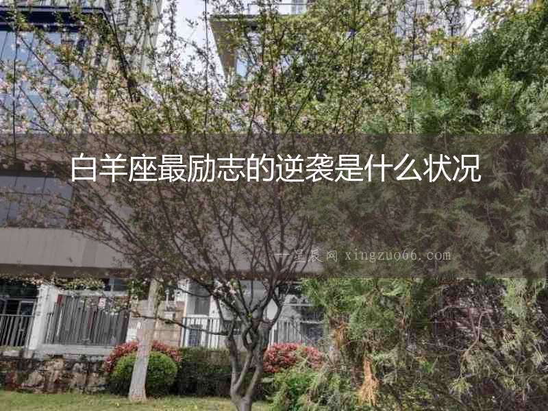 白羊座最勵志的逆襲是什么狀況