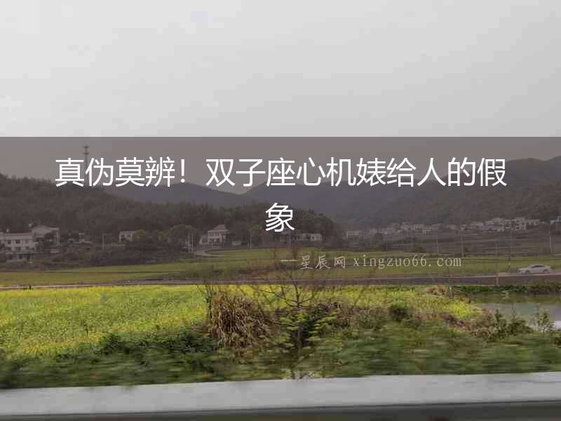 真偽莫辨！雙子座心機婊給人的假象