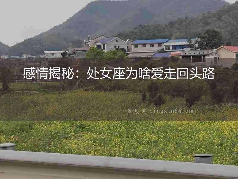 感情揭秘：處女座為啥愛(ài)走回頭路