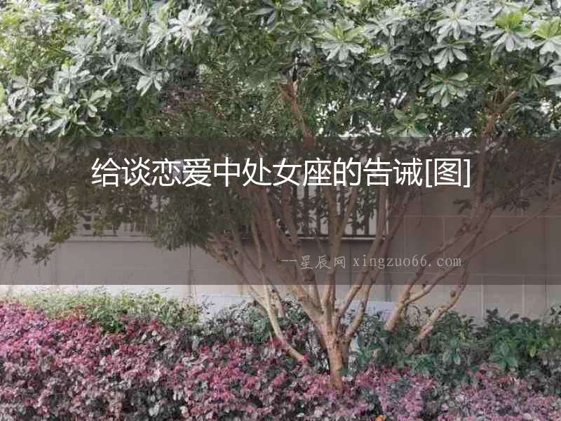 給談戀愛(ài)中處女座的告誡[圖]