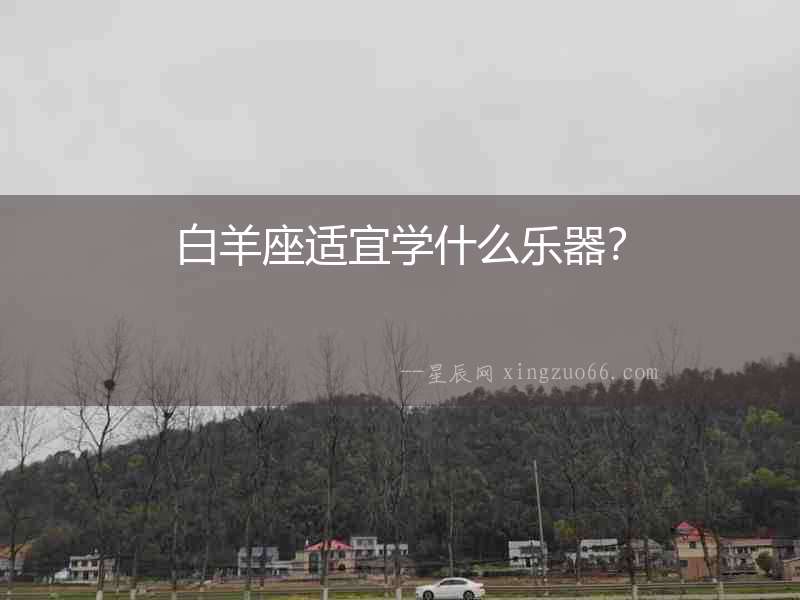 白羊座適宜學什么樂器？