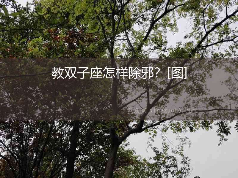 教雙子座怎樣除邪？[圖]