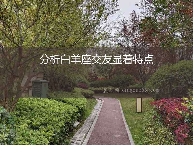 分析白羊座交友顯著特點