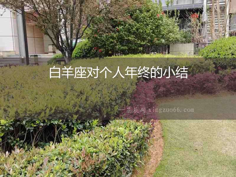 白羊座對個(gè)人年終的小結(jié)