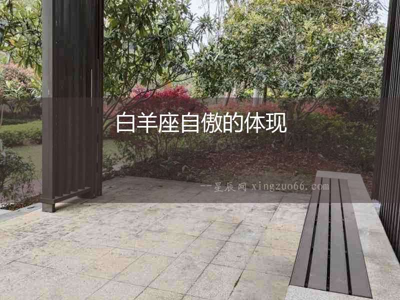 白羊座自傲的體現