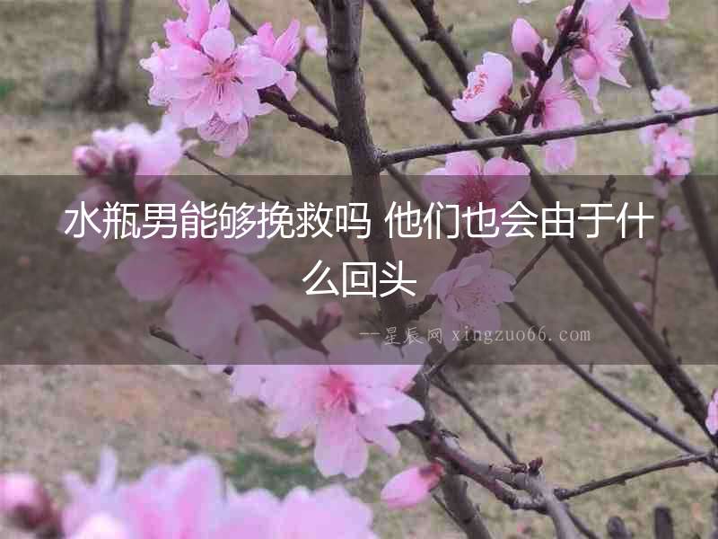 水瓶男能夠挽救嗎 他們也會(huì)由于什么回頭