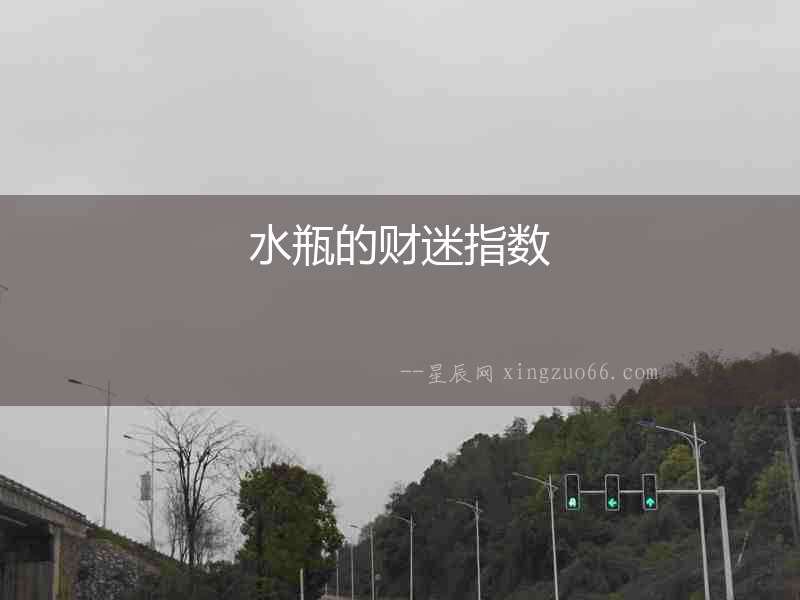 水瓶的財(cái)迷指數(shù)