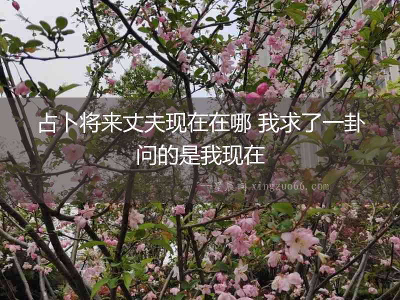 占卜將來丈夫現在在哪 我求了一卦問的是我現在