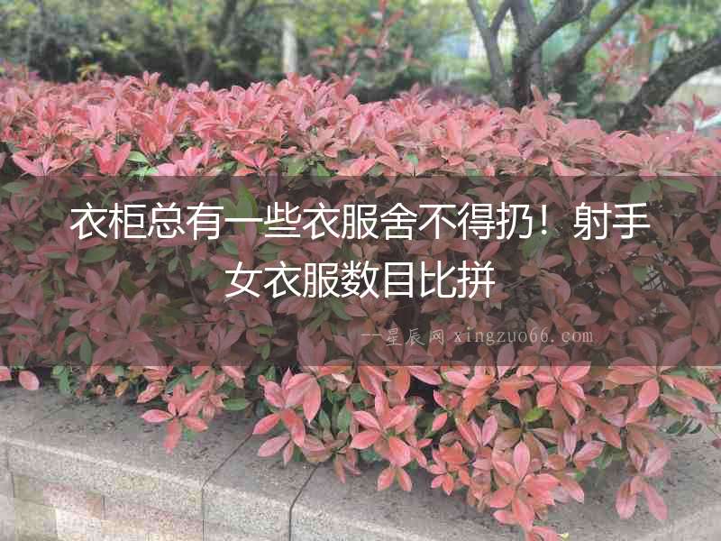 衣柜總有一些衣服舍不得扔！射手女衣服數目比拼