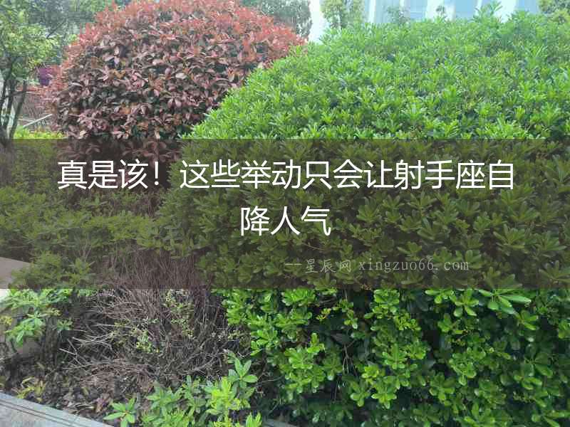 真是該！這些舉動(dòng)只會(huì)讓射手座自降人氣