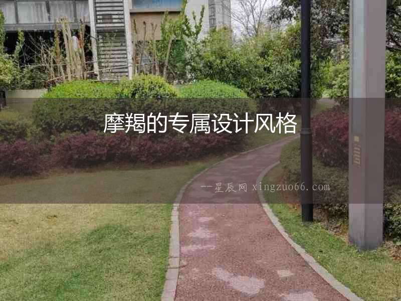 摩羯的專屬設(shè)計風(fēng)格