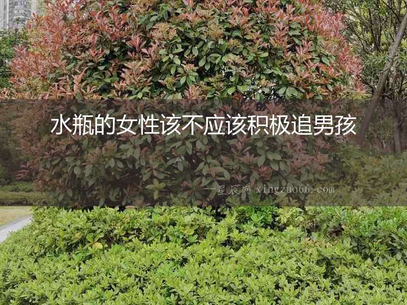 水瓶的女性該不應該積極追男孩