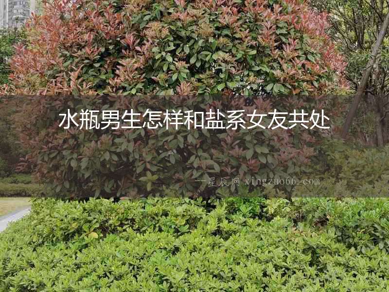 水瓶男生怎樣和鹽系女友共處