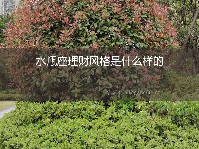 水瓶座理財(cái)風(fēng)格是什么樣的