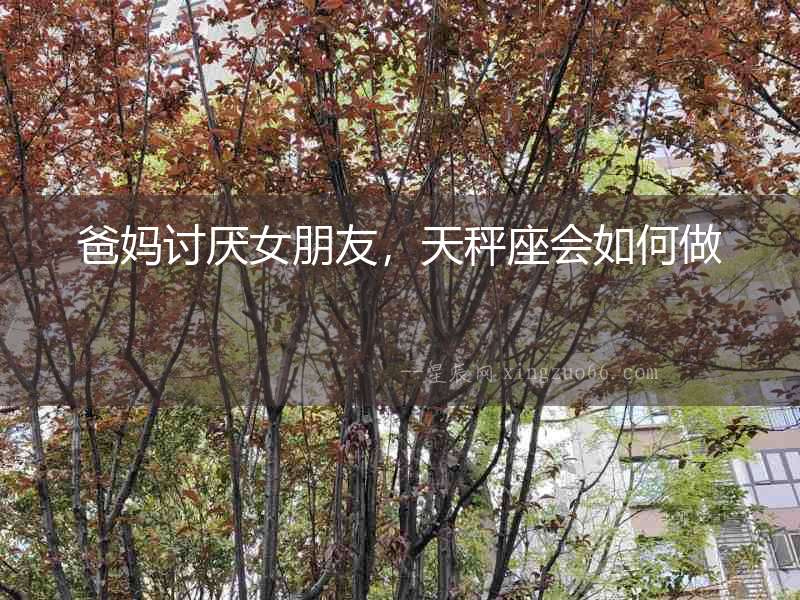 爸媽討厭女朋友，天秤座會如何做