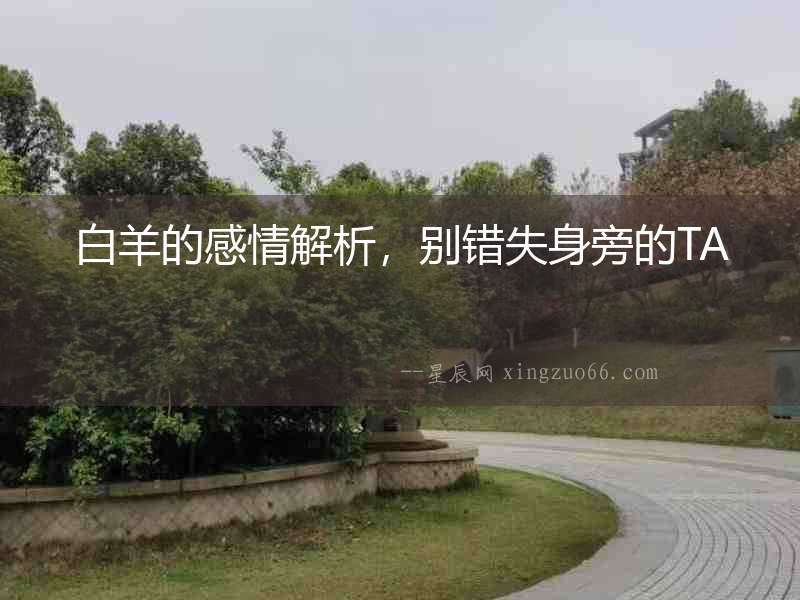 白羊的感情解析，別錯(cuò)失身旁的TA