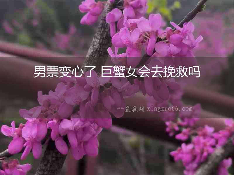 男票變心了 巨蟹女會去挽救嗎
