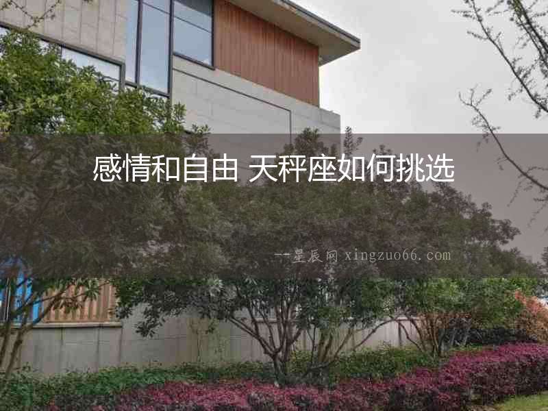 感情和自由 天秤座如何挑選