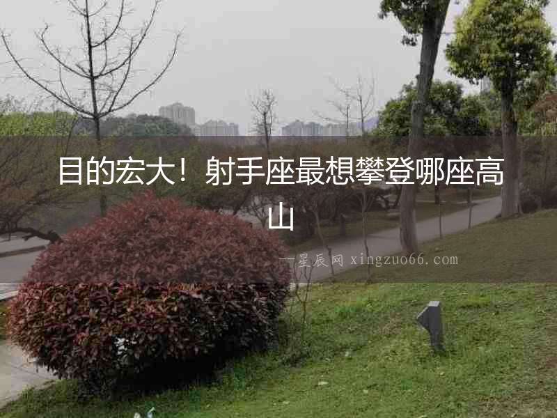 目的宏大！射手座最想攀登哪座高山