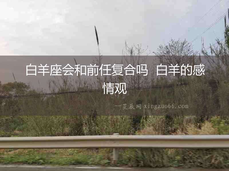 白羊座會(huì)和前任復(fù)合嗎  白羊的感情觀