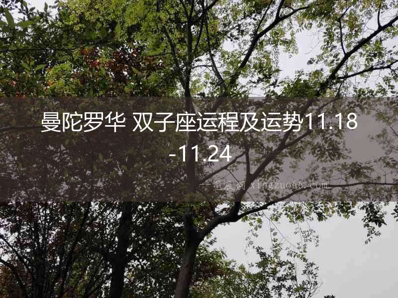 曼陀羅華 雙子座運(yùn)程及運(yùn)勢(shì)11.18-11.24