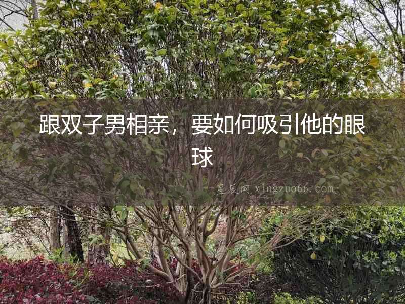 跟雙子男相親，要如何吸引他的眼球