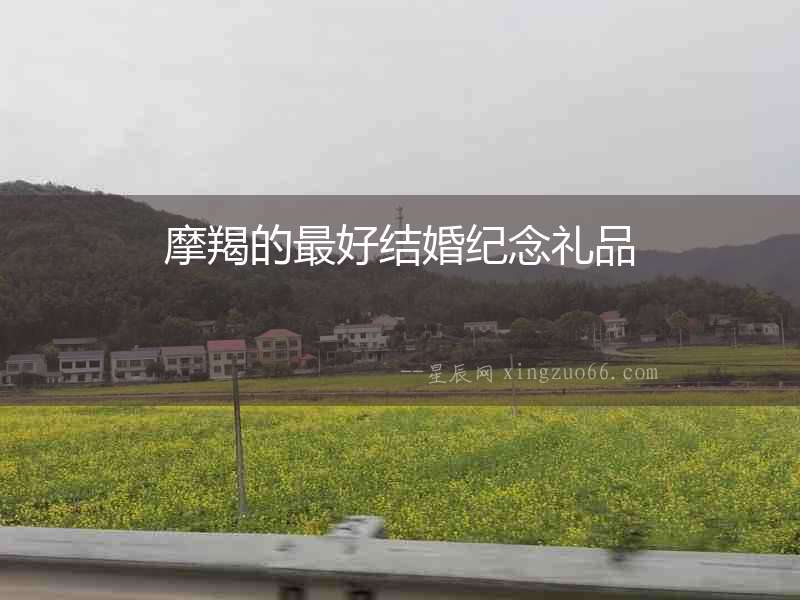 摩羯的最好結婚紀念禮品
