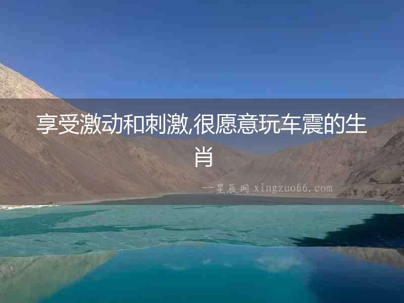 享受激動(dòng)和刺激,很愿意玩車震的生肖
