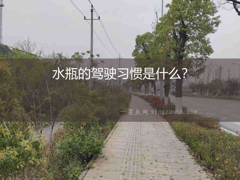 水瓶的駕駛習(xí)慣是什么？