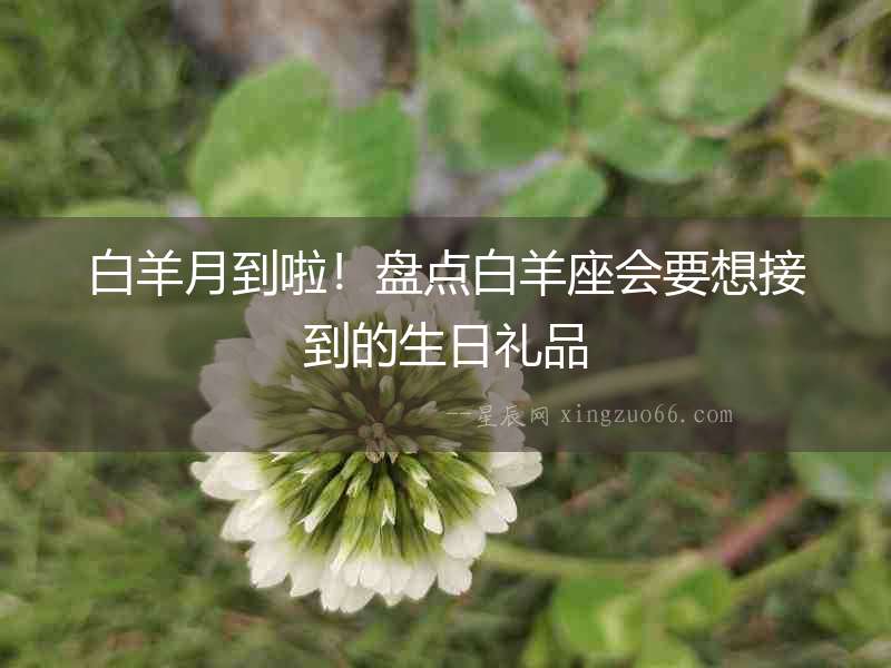 白羊月到啦！盤點白羊座會要想接到的生日禮品