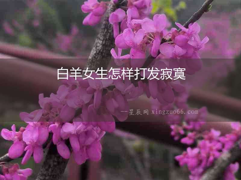 白羊女生怎樣打發(fā)寂寞