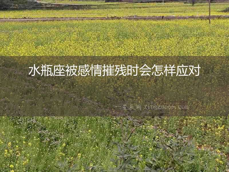 水瓶座被感情摧殘時會怎樣應對