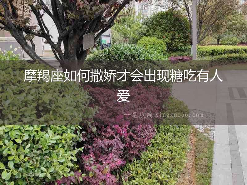 摩羯座如何撒嬌才會出現(xiàn)糖吃有人愛