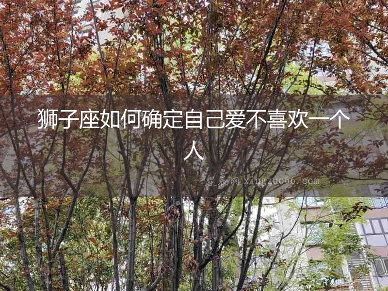 獅子座如何確定自己愛(ài)不喜歡一個(gè)人