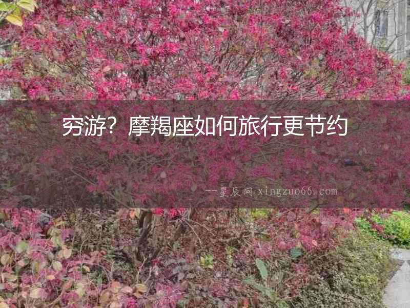 窮游？摩羯座如何旅行更節(jié)約