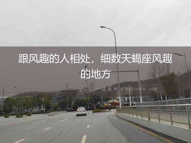 跟風趣的人相處，細數天蝎座風趣的地方