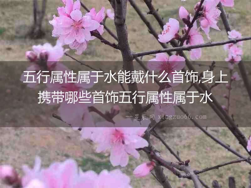 五行屬性屬于水能戴什么首飾,身上攜帶哪些首飾五行屬性屬于水